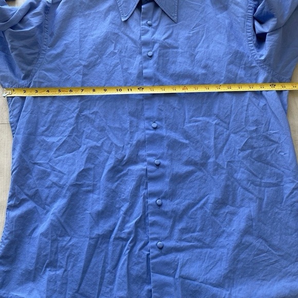 Lords of L.A. Blue Dress Shirt XXXL Size Handmade USA Rock Star Designer - Picture 12 of 15